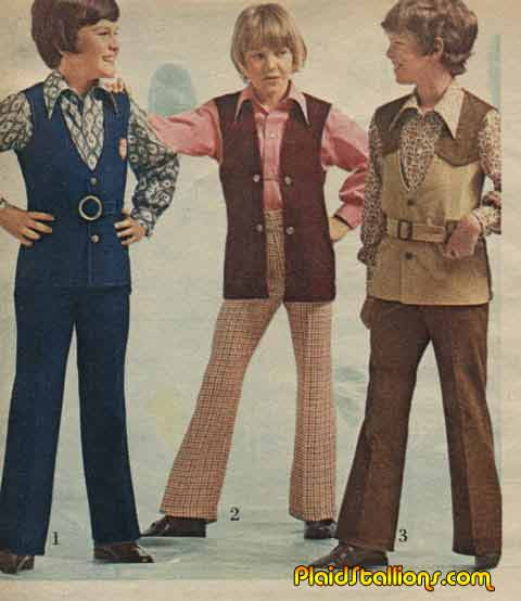 70S Fashion For Kids
 Plaid Stallions Rambling and Reflections on 70s pop