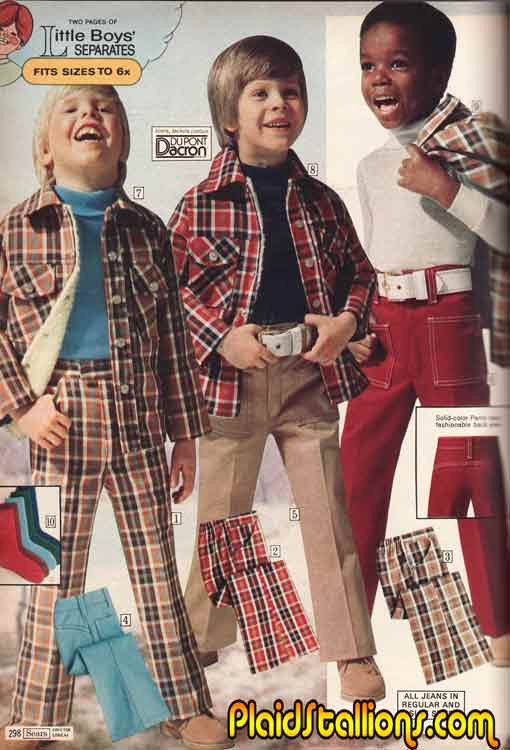 70S Fashion For Kids
 Plaid Stallions Rambling and Reflections on 70s pop