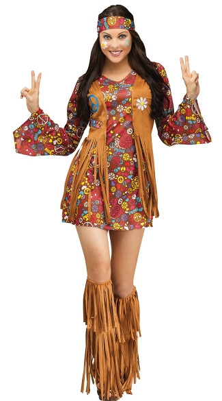 70S Flower Child Fashion
 Flower Child Hippie Costume Hippy Costume Peace and Love
