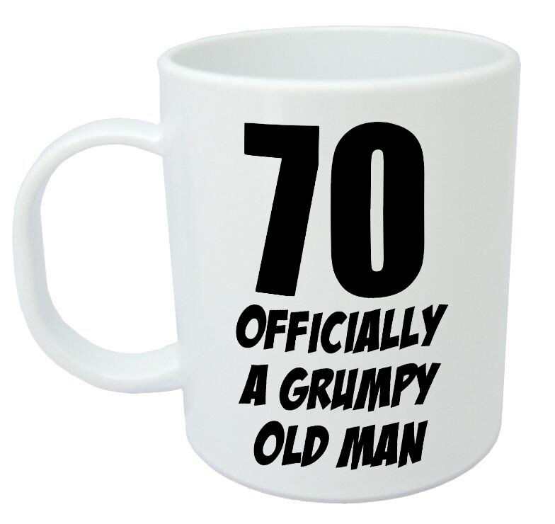 70Th Birthday Gift Ideas For Men
 70 ficially Mug Funny Novelty 70th Birthday Gifts for