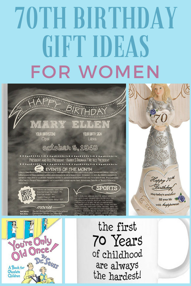 70Th Birthday Gift Ideas
 70th Birthday Gift Ideas for Women