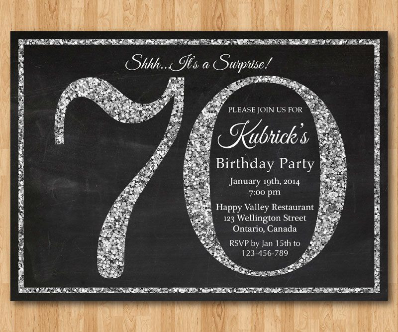 70th Birthday Invitations
 15 70th Birthday Invitations Design and Theme Ideas