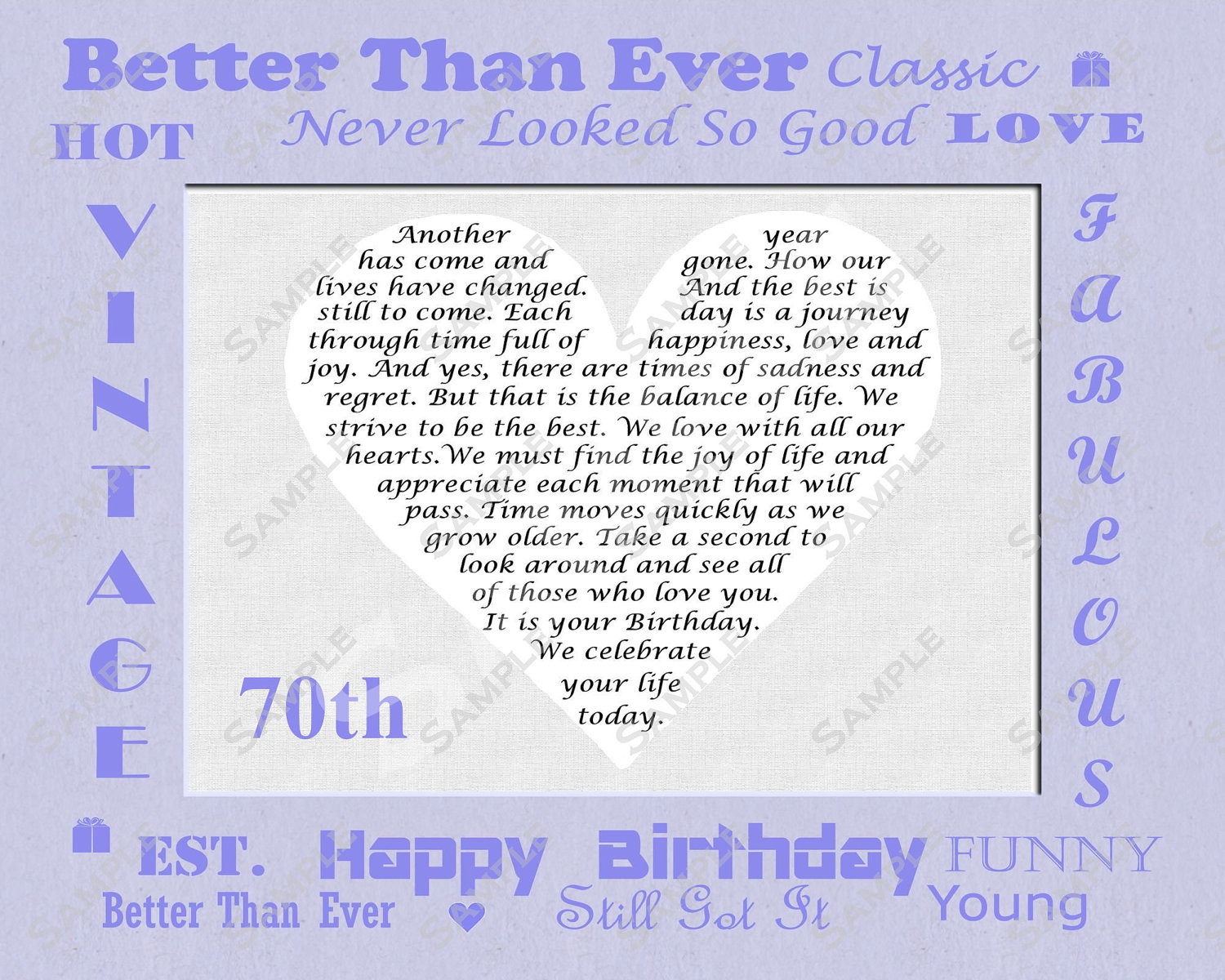 70th Birthday Quotes
 70th Birthday Gifts