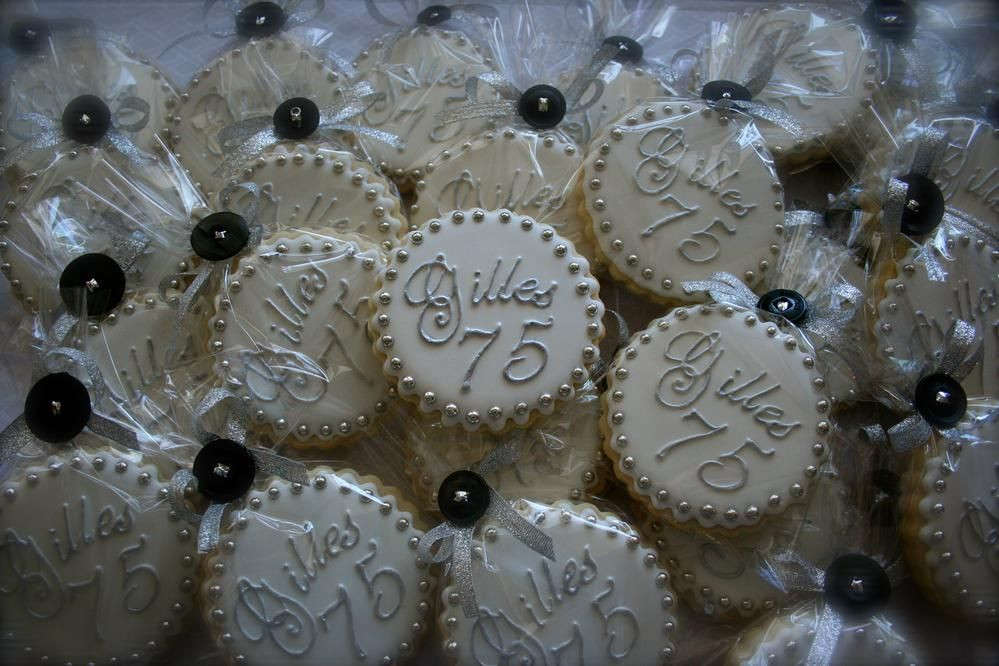 75th Birthday Party Ideas
 75th birthday party favor Cookie Connection