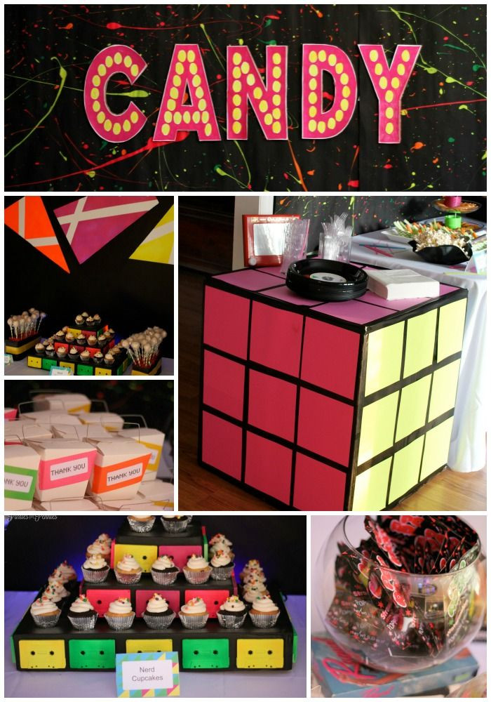 80s Birthday Party Ideas
 80s Party Parties for Pennies