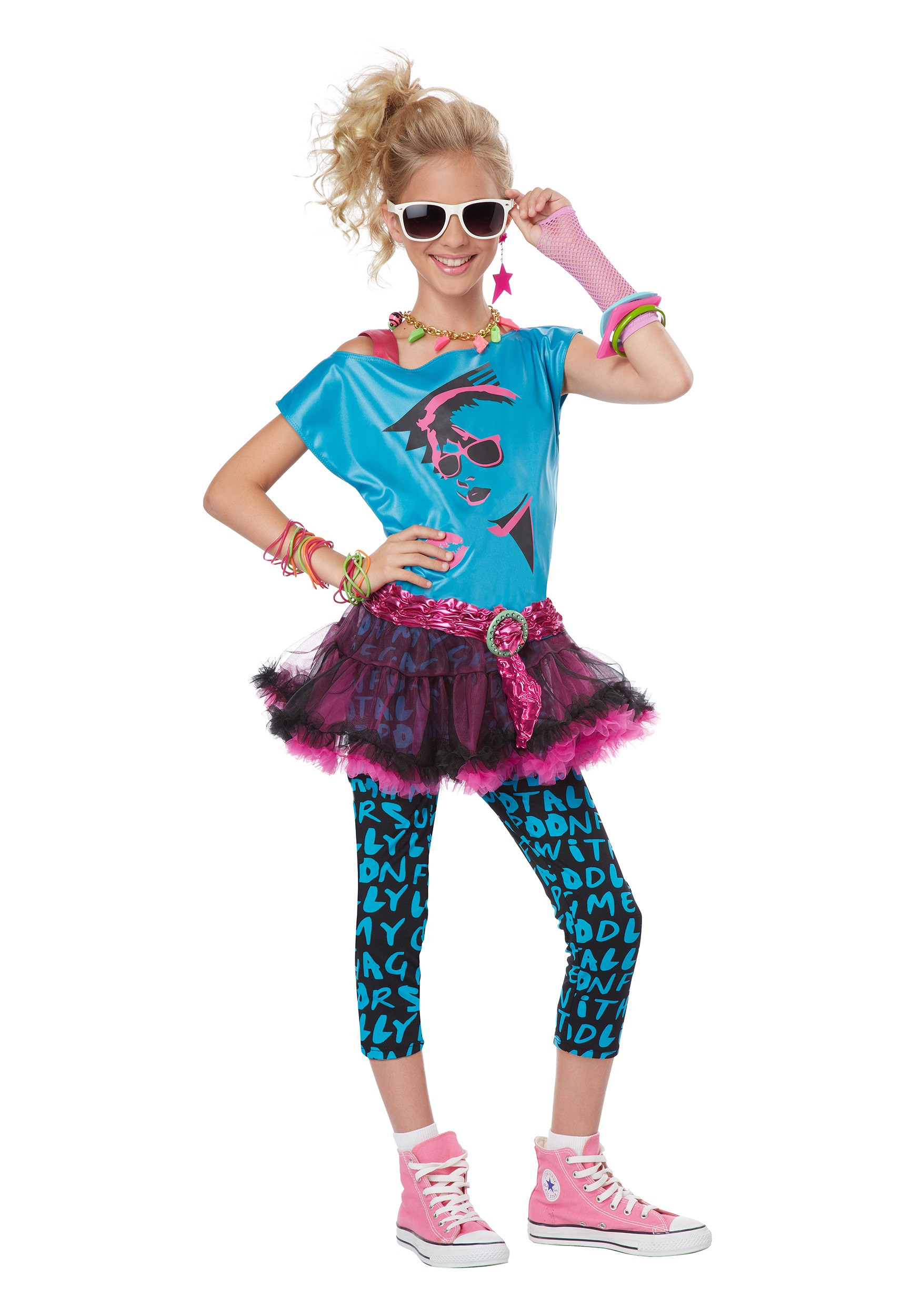 80S Fashion For Kids
 Tween 80s Valley Girl Costume