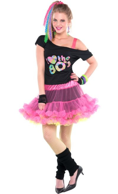 80S Fashion For Kids
 Adult 80s Valley Girl Costume Deluxe