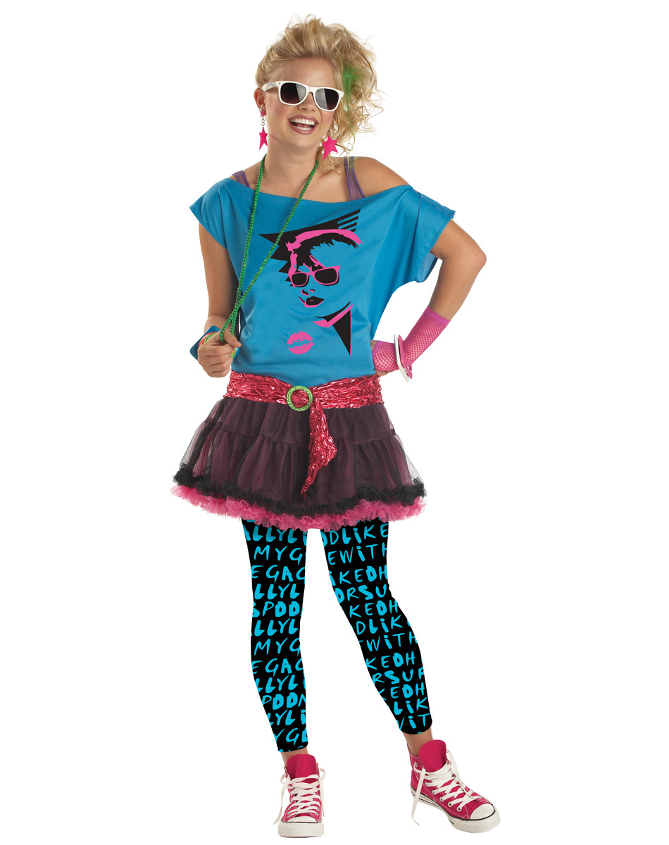 80S Fashion For Kids
 CK76 Valley Girl Teen Pop Star 80 s Child Halloween Fancy