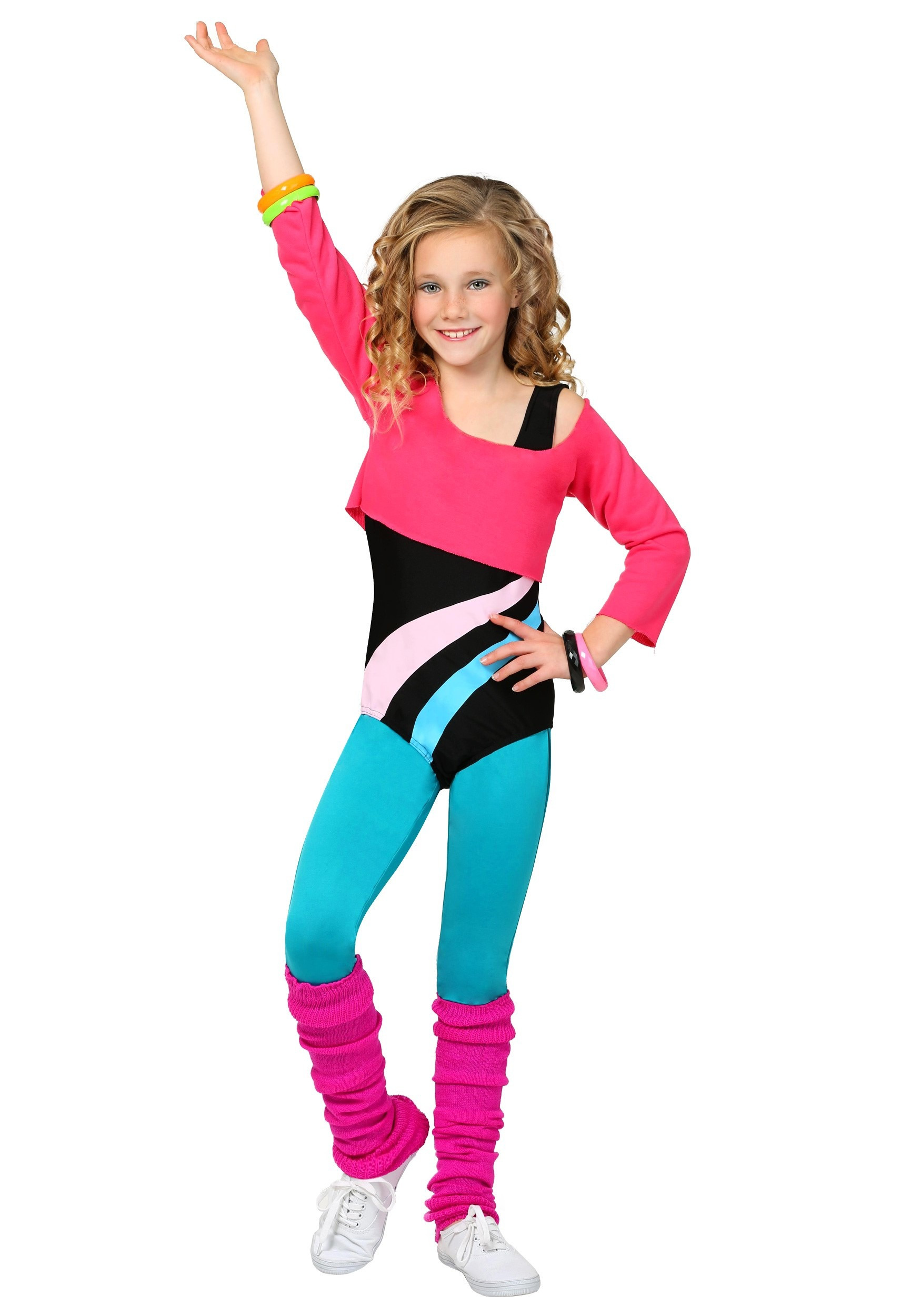80S Fashion For Kids
 Child 80 s Workout Girl Costume