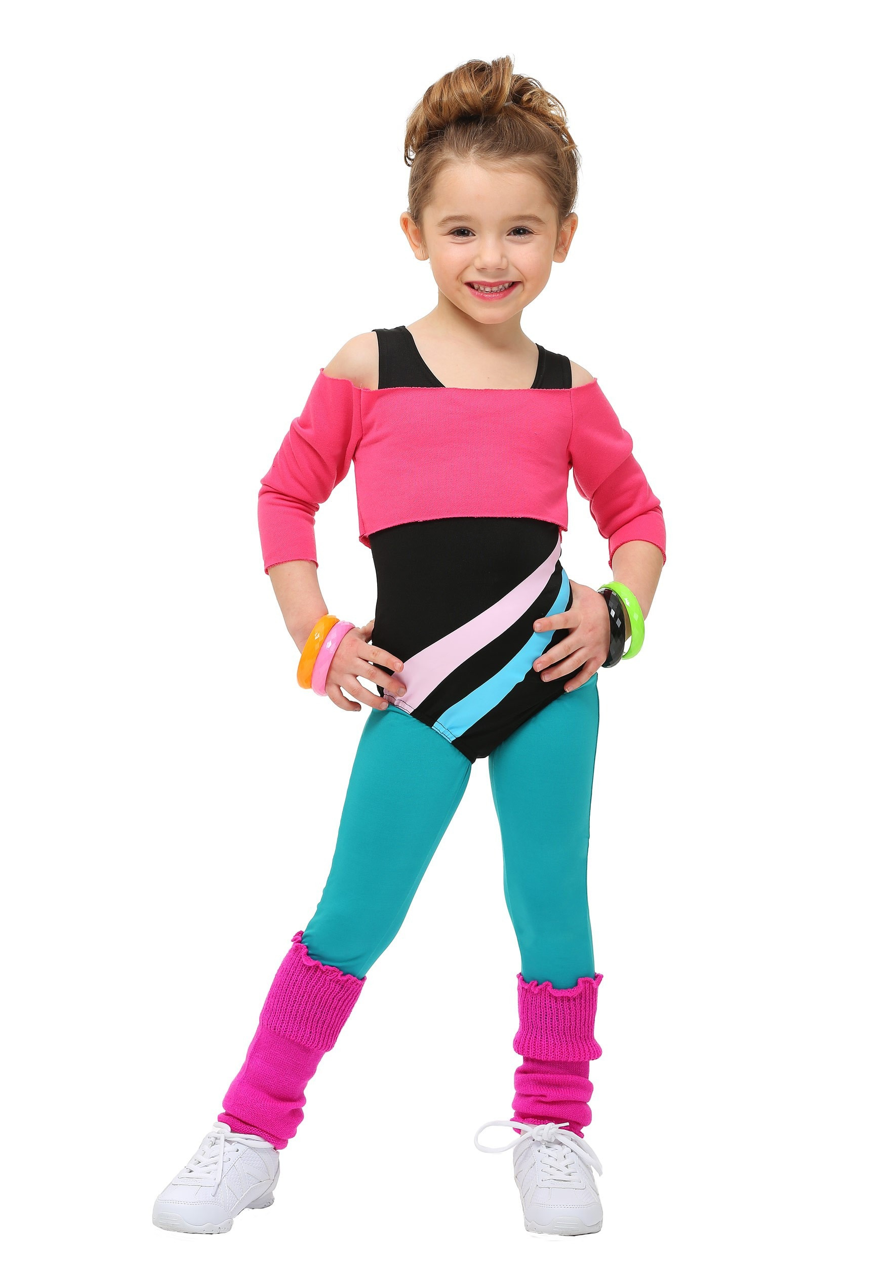 80S Fashion For Kids
 Toddler 80 s Workout Girl Costume