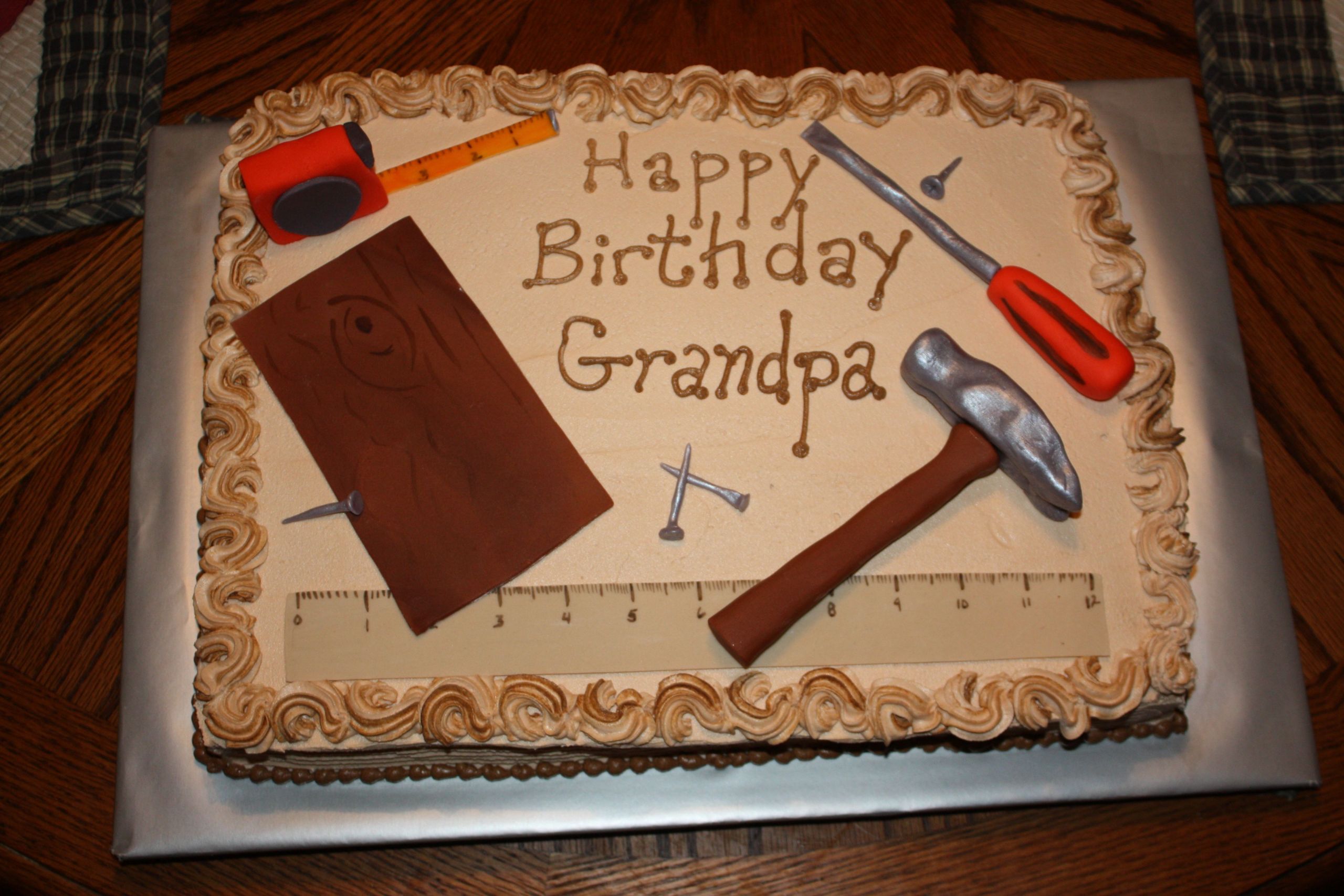 80Th Birthday Gift Ideas For Grandpa
 grandpa s tools I made this cake for my grandpa s 80th