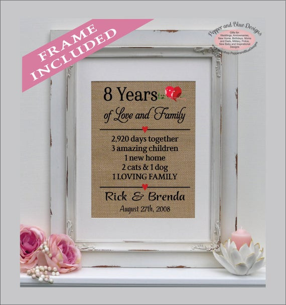 8th Wedding Anniversary Gift Ideas For Her
 8th anniversary t 8th anniversary t for her for him