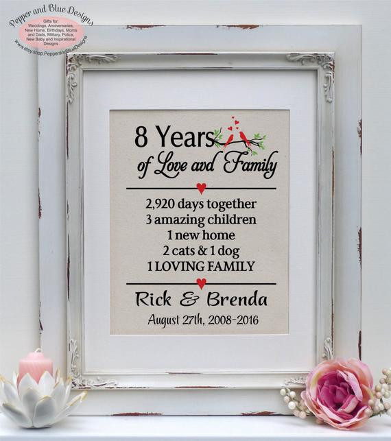 8th Wedding Anniversary Gift Ideas For Her
 8th anniversary ts 8th anniversary t for her