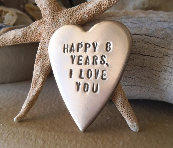 8th Wedding Anniversary Gifts
 Bronze Gift for Him Eighth Anniversary 8th Bronze Anniversary