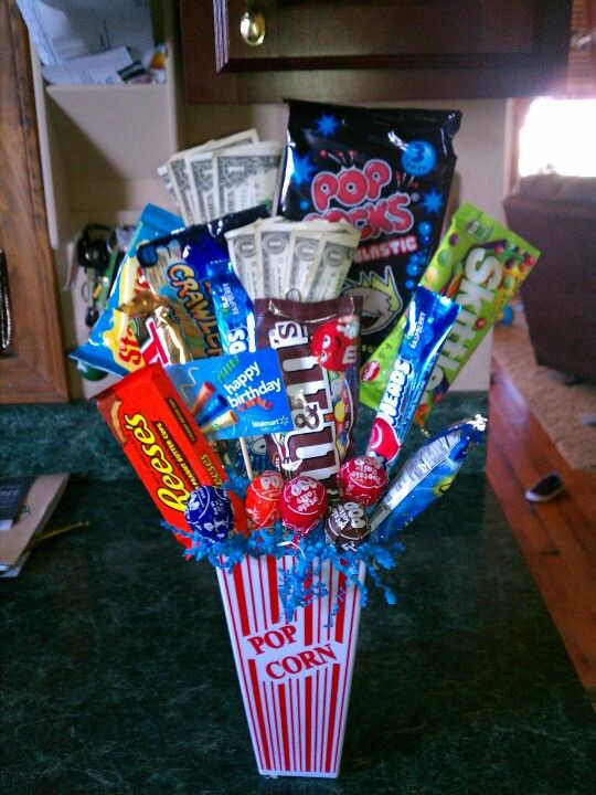 9 Year Old Boy Birthday Gift Ideas
 Candy bouquet Perfect t for a 9 year old boy Throw in