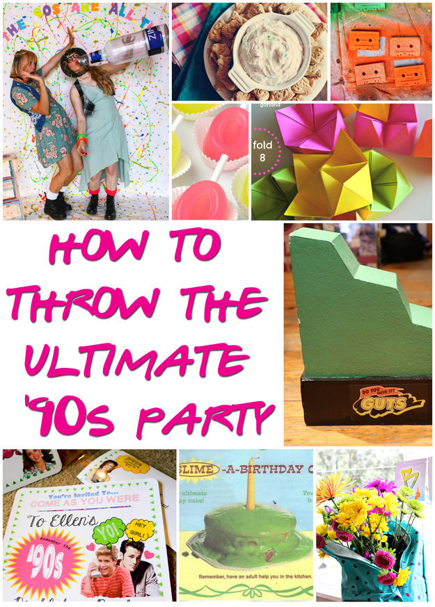 90 Birthday Decorations
 29 Essentials For Throwing A Totally Awesome 90s Party