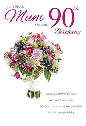 90th Birthday Card
 mum 90th Birthday Birthday Card Amazon Kitchen & Home