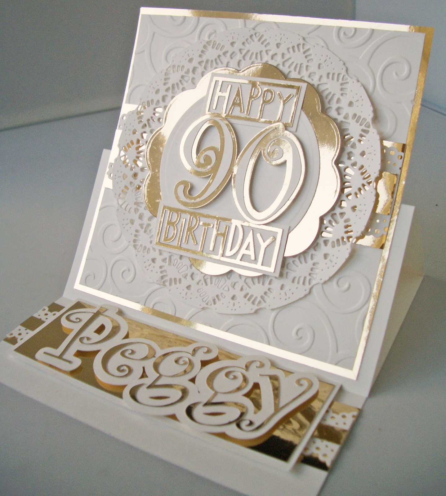 90th Birthday Card
 Julie s Inkspot 90th Birthday Card