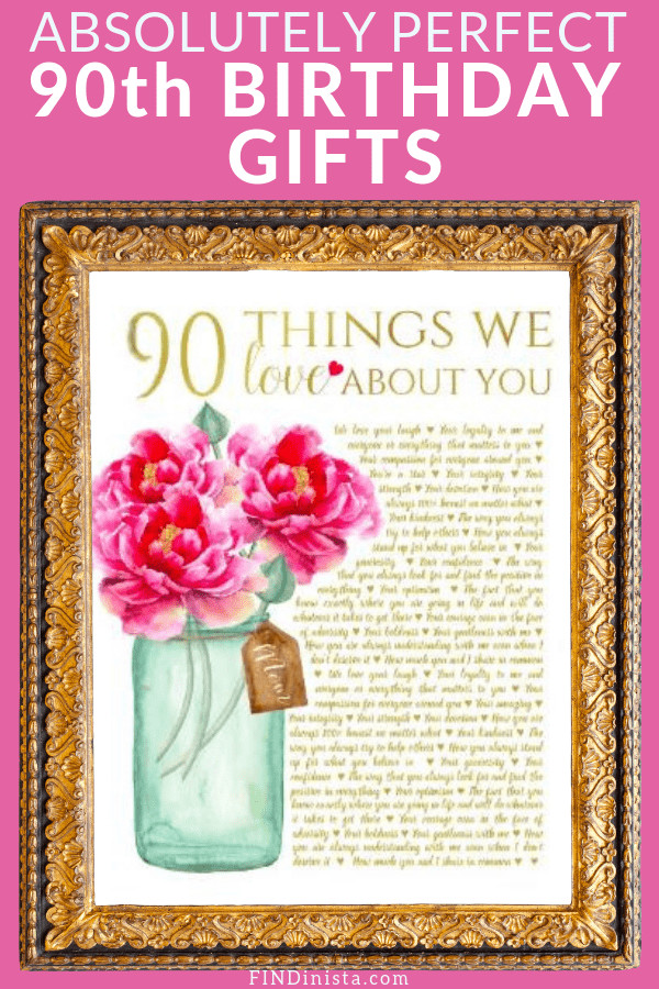90th Birthday Gift
 90th Birthday Gift Ideas 25 Best 90th Birthday Gifts
