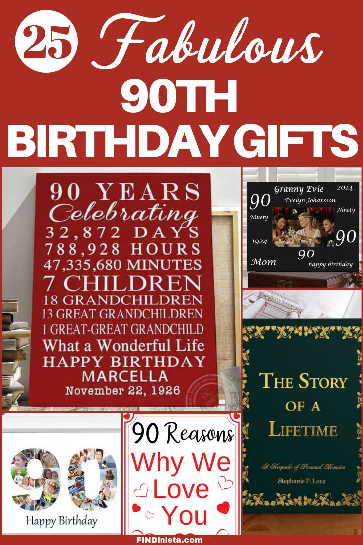 90Th Birthday Gift Ideas For Men
 90th Birthday Gift Ideas
