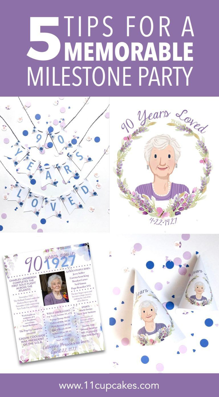 90Th Birthday Party Ideas For Grandma
 5 Ways to Throw a Great Milestone Birthday Party