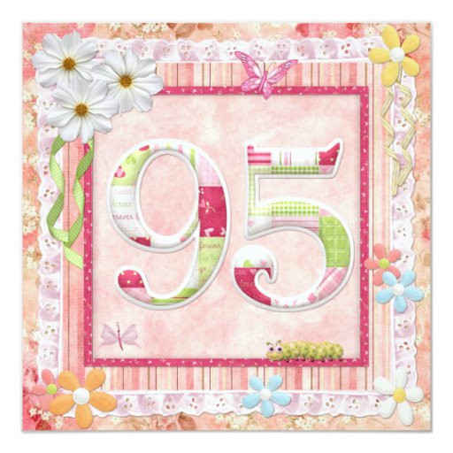 95Th Birthday Gift Ideas
 95th birthday party scrapbooking style card