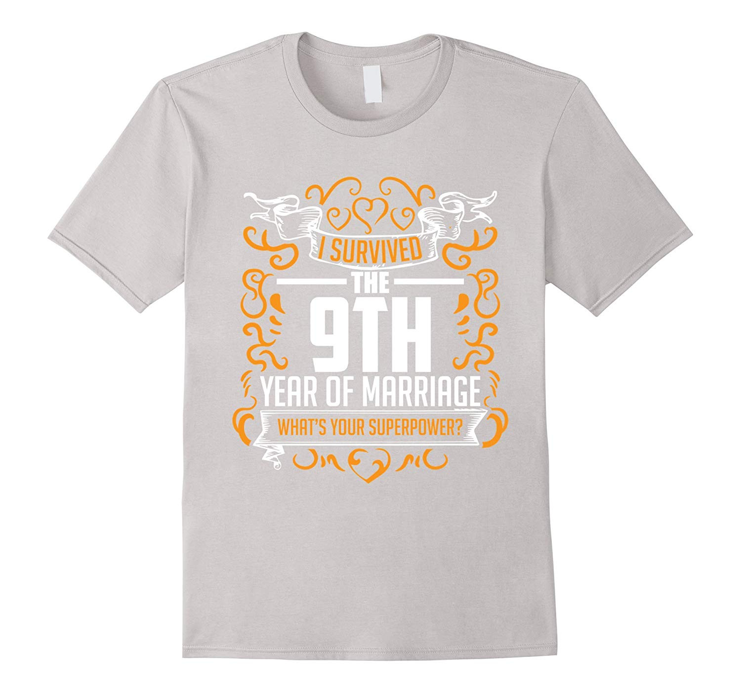 9th Wedding Anniversary Gifts For Him
 9th Wedding Anniversary Gifts 9 Year T Shirt For Her Him