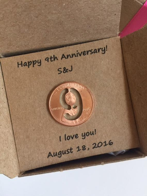 9th Wedding Anniversary Gifts For Him
 9th Anniversary Happy Anniversary Anniversary Gift Nine
