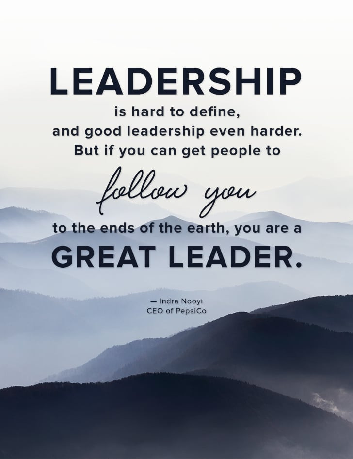 A Good Leadership Quote
 "Leadership is hard to define and good leadership even
