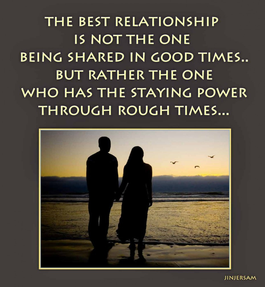 A Good Relationship Quote
 Rough Relationship Quotes QuotesGram