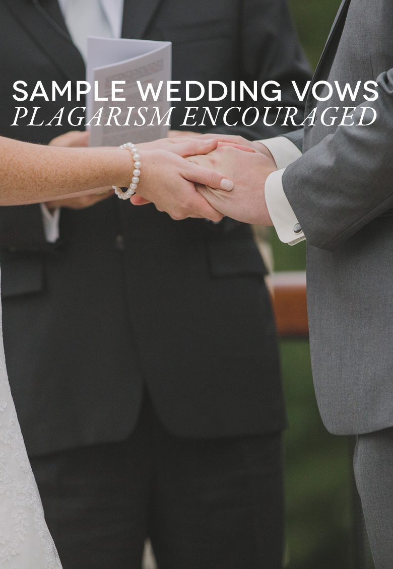 A Practical Wedding Vows
 25 Real Wedding Vows For Any Ceremony