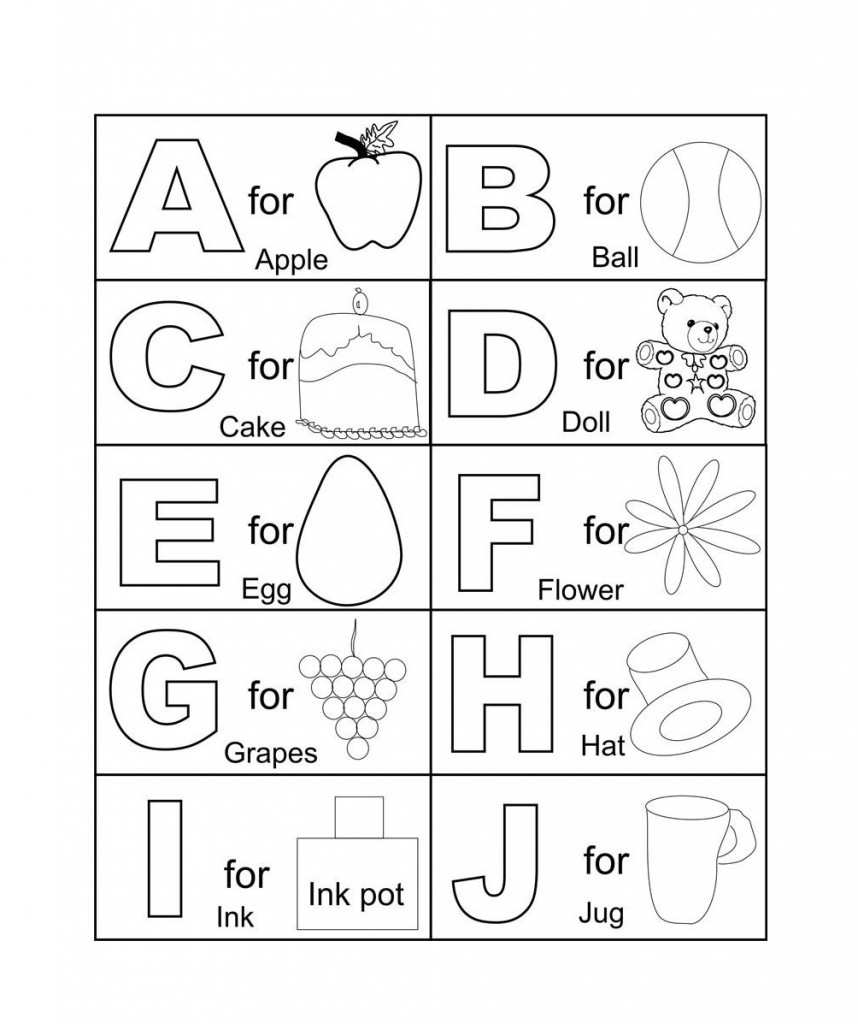 Abc Coloring Pages For Toddlers
 Free Printable Abc Coloring Pages For Kids