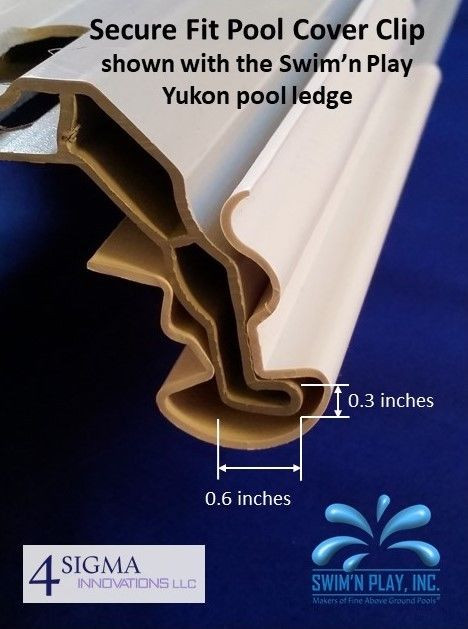 Above Ground Pool Cover Clips
 20 Secure Fit Ground Winter Pool Cover Clips 6 inch