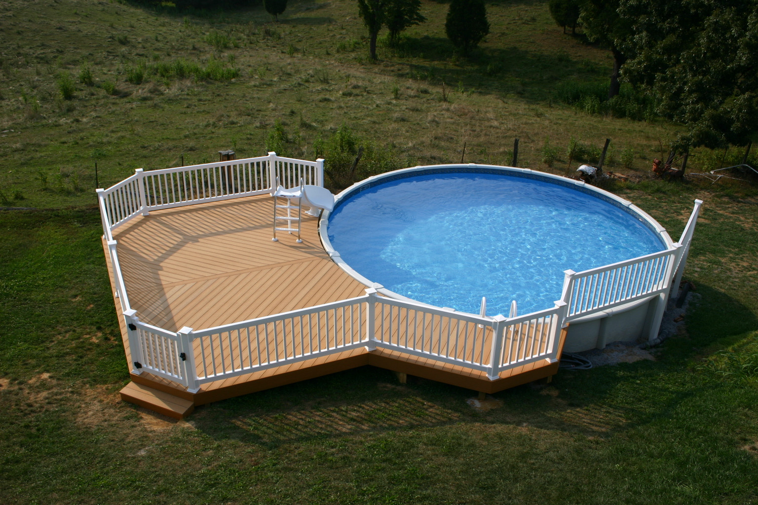Above Ground Pool Decks Pictures
 PDF Plans Wood Pool Deck Plans Download how to paint wood