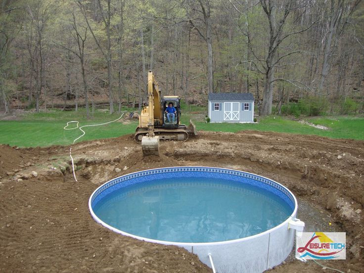 Above Ground Pool Installation
 putting aboveground pool in the ground