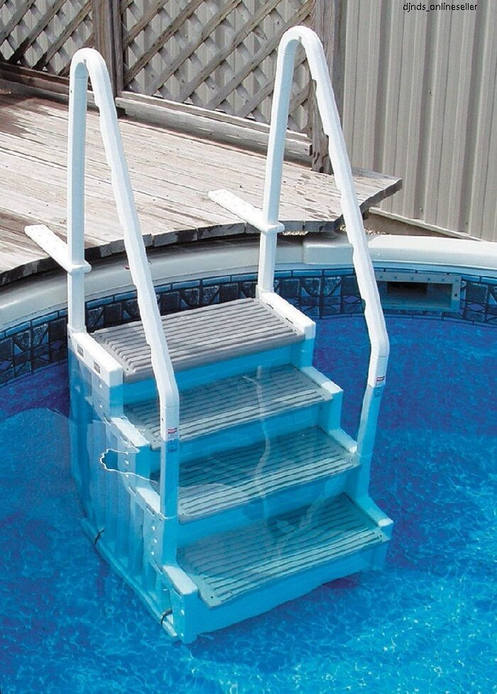 Above Ground Pool Ladders
 Ground Swimming Pool Ladder Heavy Duty Step Deck