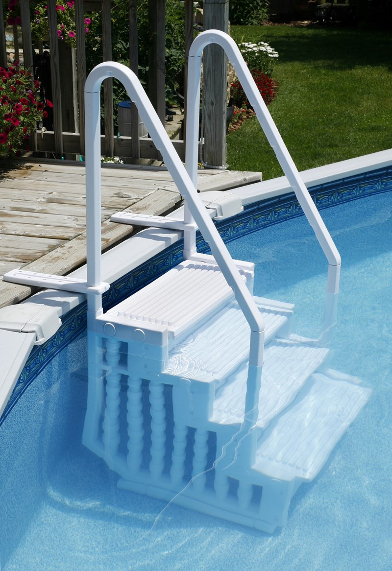 Above Ground Pool Ladders
 Choosing a Ladder or Steps for an Ground Pool