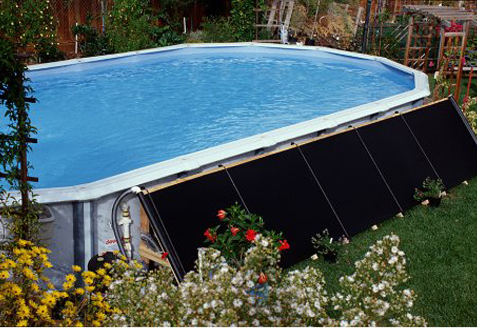 Above Ground Swimming Pool Heaters
 Fafco 2 2 x20 Add Ground Swimming Pool Solar