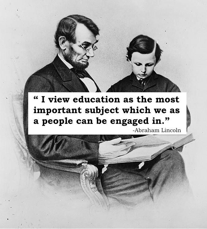 Abraham Lincoln Quotes On Education
 17 Best images about Inspirational education and teacher