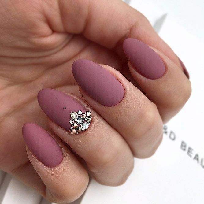 Accent Nail Designs
 Ideas of Perfect Matte Acrylic Nails