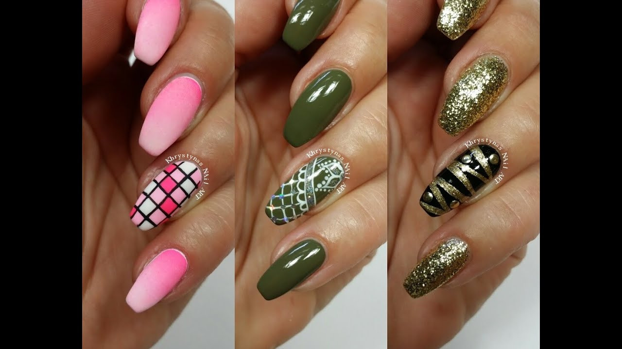 Accent Nail Designs
 3 Easy Accent Nail Ideas Freehand 8 Khrystynas Nail Art