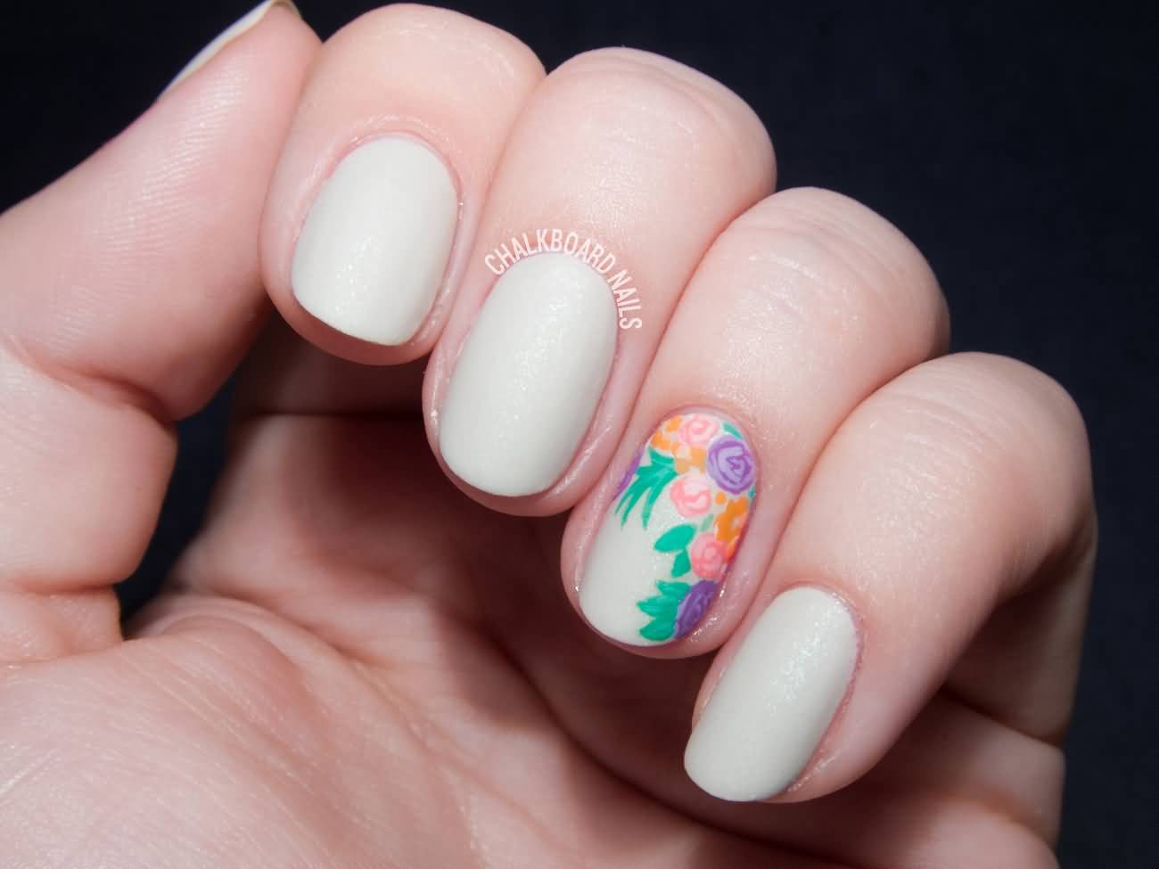 Accent Nail Ideas
 50 Most Beautiful Accent Nail Art Design Ideas For Girls