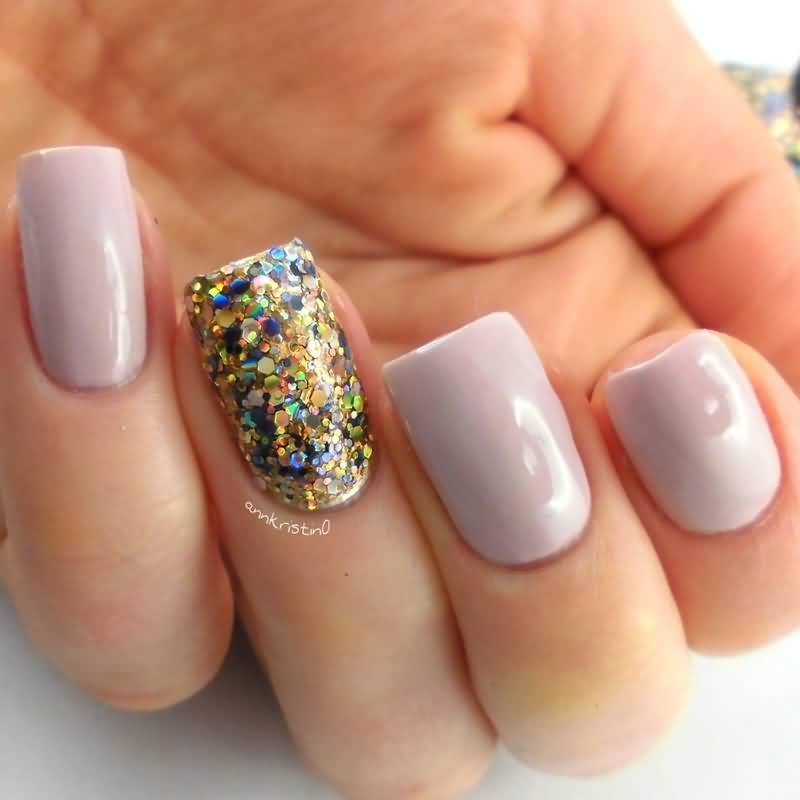 Accent Nail Ideas
 55 Most Beautiful And Easy Glitter Accent Nail Art Ideas