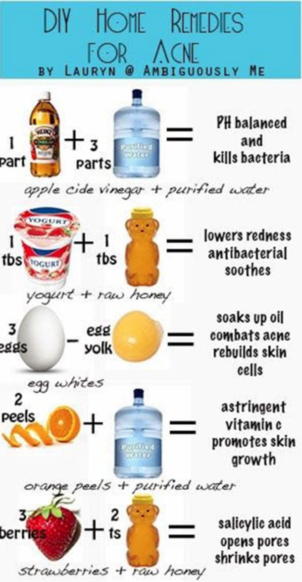 Acne DIY Mask
 Here Are 15 DIY Hacks Tips and Tricks That Will Make That