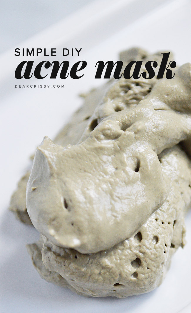 Acne DIY Mask
 Refresh Your Face With These 20 DIY Face Masks