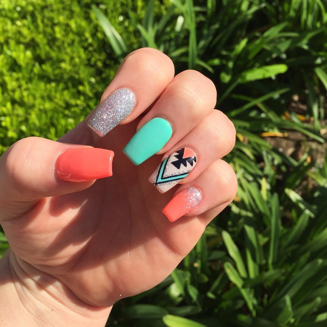 Acrylic Nail Colors For Summer
 Best Summer Acrylic Nail Art Design Ideas For 2016