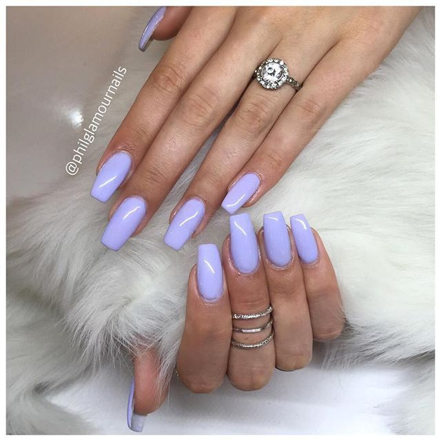 Acrylic Nail Colors For Summer
 Her summer nails in 2019