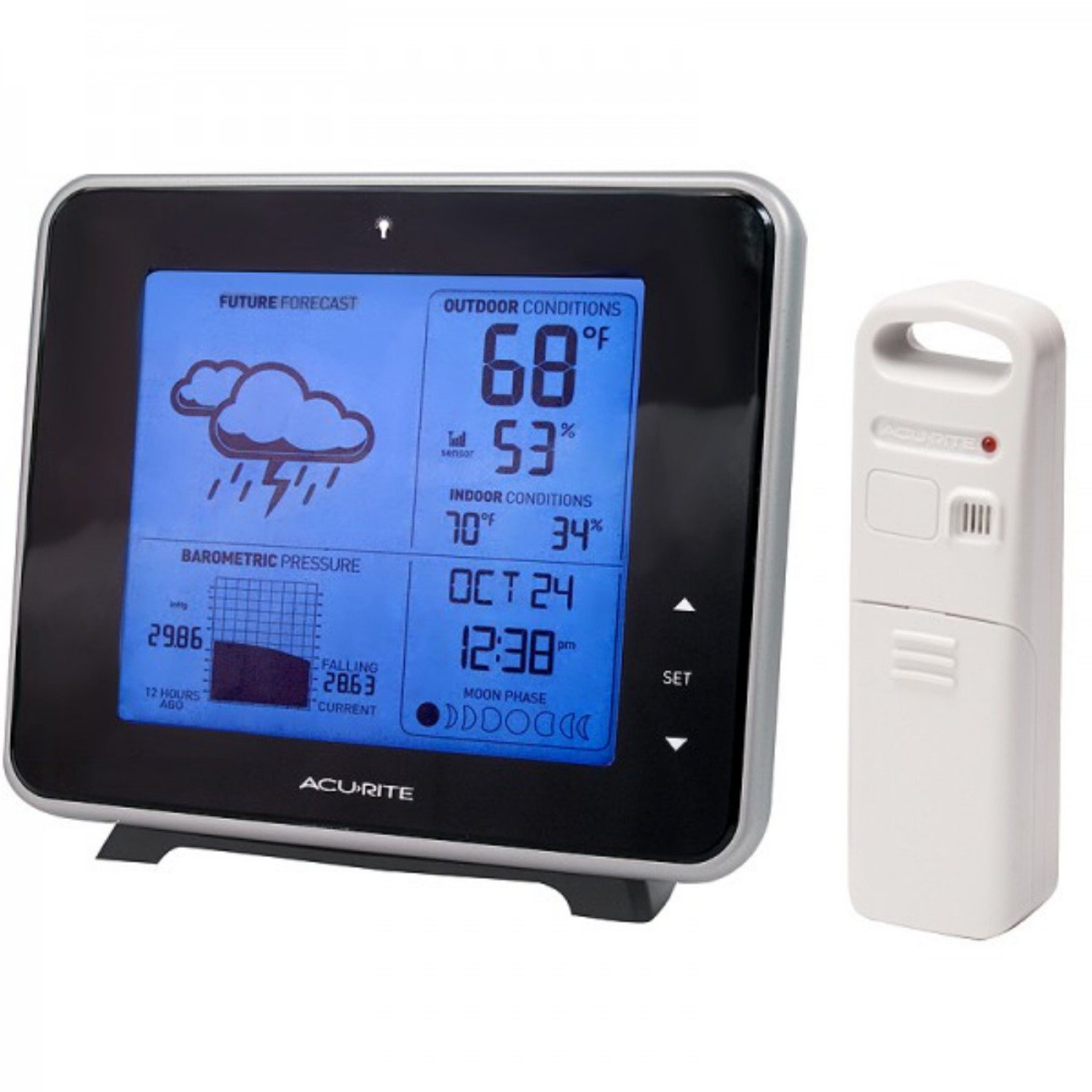 Acurite My Backyard Weather
 Acu Rite Deluxe Digital Weather Forecaster