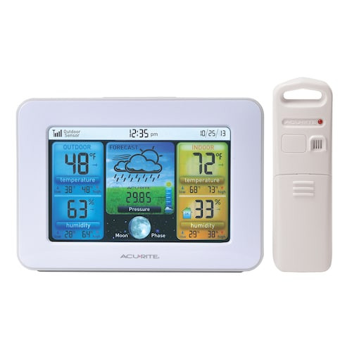Acurite My Backyard Weather
 AcuRite Digital Wireless Color Weather Station with Auto Dim
