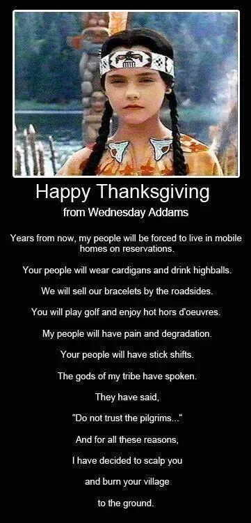 Addams Family Wednesday Quotes
 Wednesday Addams Thanksgiving Quotes QuotesGram